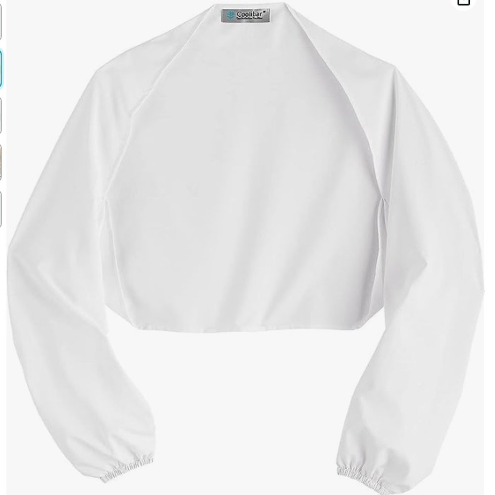 Coolibar UPF 50+ Women's Savona Shrug - Sun Protective (X-Large- White)